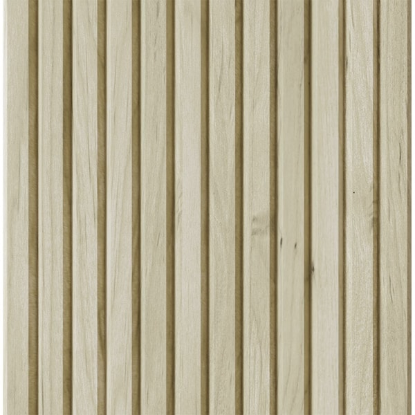 Designs Of Distinction 1" Tall Bevel Slat Tambour - Paint Grade (12"W x 96"L) 011296204PT1 - main